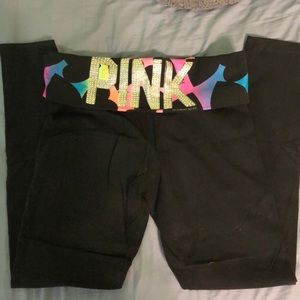 Small pink Victoria secret yoga leggings